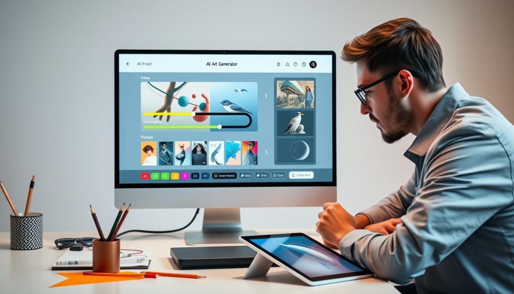 AI Porn Art Generator Interface